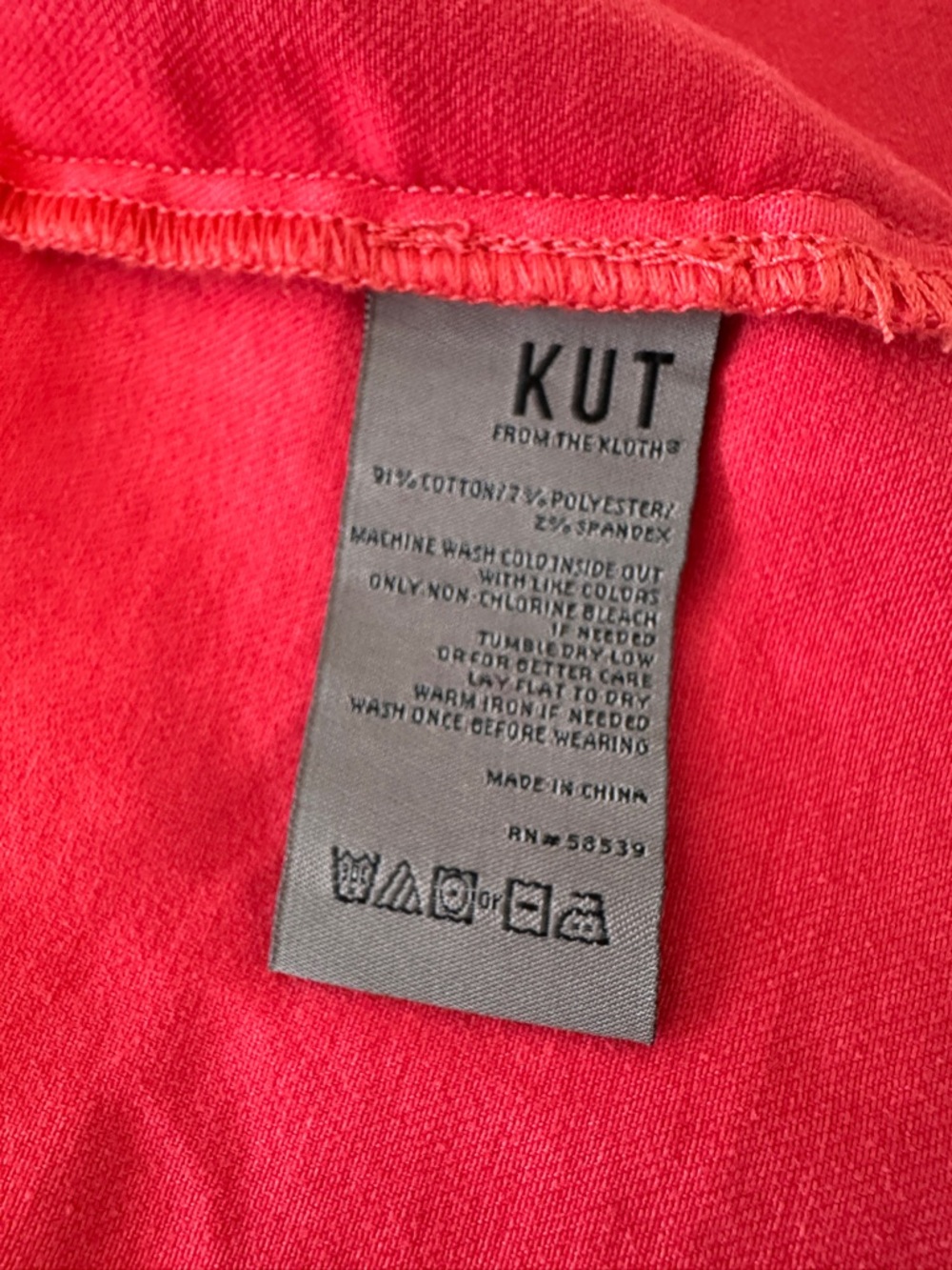 Kut from the Kloth Bright Pink Denim Jacket - Picture 9 of 16